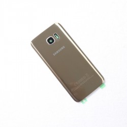 BACKCOVER SAMSUNG G930 S7 GOLD AAA (CON FRAME CAMERA)