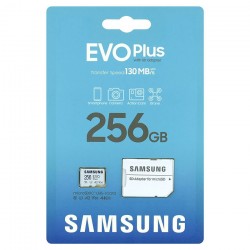 SAMSUNG EVO PLUS 256GB MICRO-SD CLASSE 10
