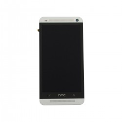 LCD+FRAME HTC M7 SILVER