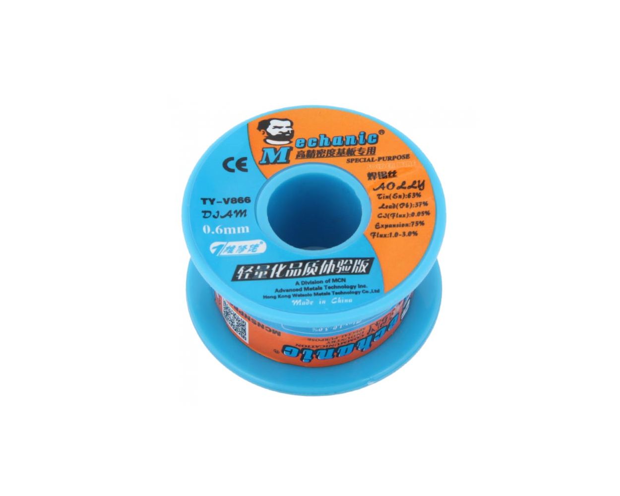 MECHANIC TY-V866 BOBINA DI STAGNO 0.6 MM