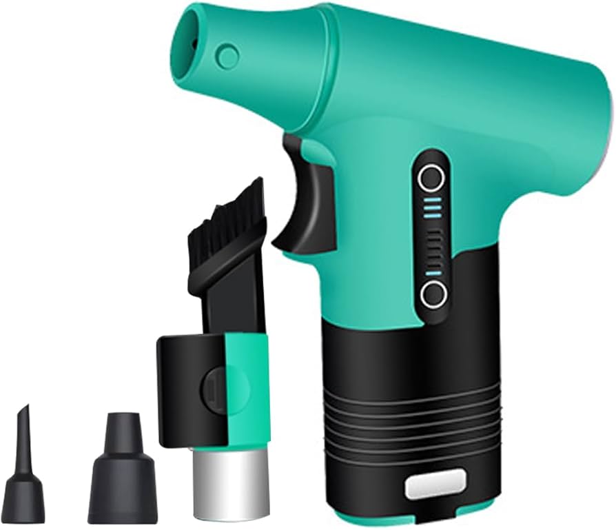 TURBOFAN 0601 SOFFIATORE / ASPIRATORE PORTATILE BATTERIA LITIO 3000mAH 150Watts + ACCESSORI