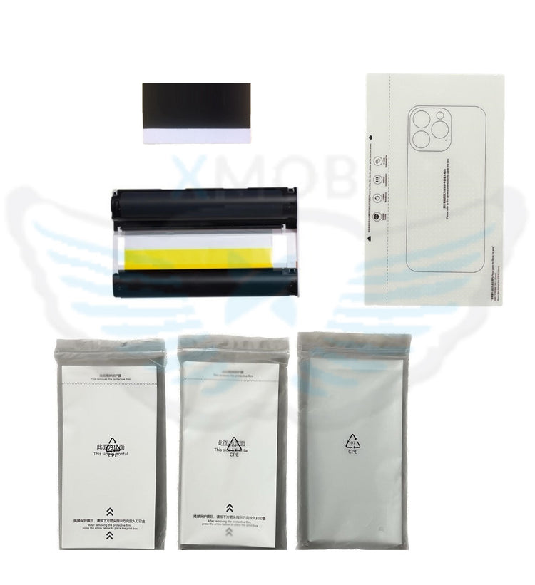 SET PER STAMPA PELLICOLE DI CARTA FOTOGRAFICA ( 36 PEZZI + RULLO + ACCESSORI)