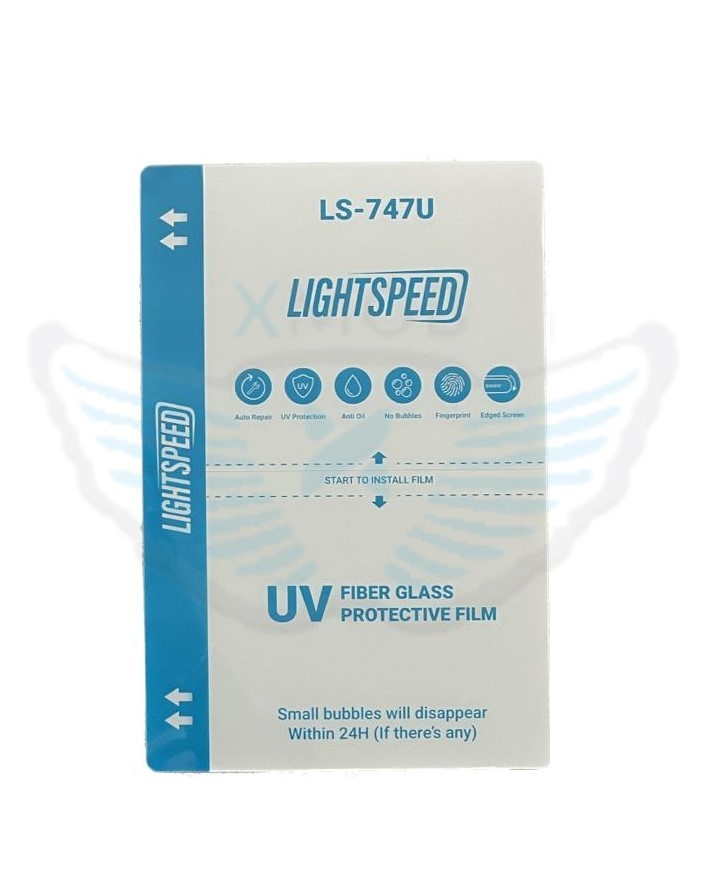 PELLICOLA UV IN FIBRA DI VETRO LIGHTSPEED LS-747U (PACCO DA 10 PEZZI)