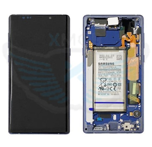 LCD SAMSUNG SM-N960 NOTE 9 BLU + BATTERIA GH82-17657B