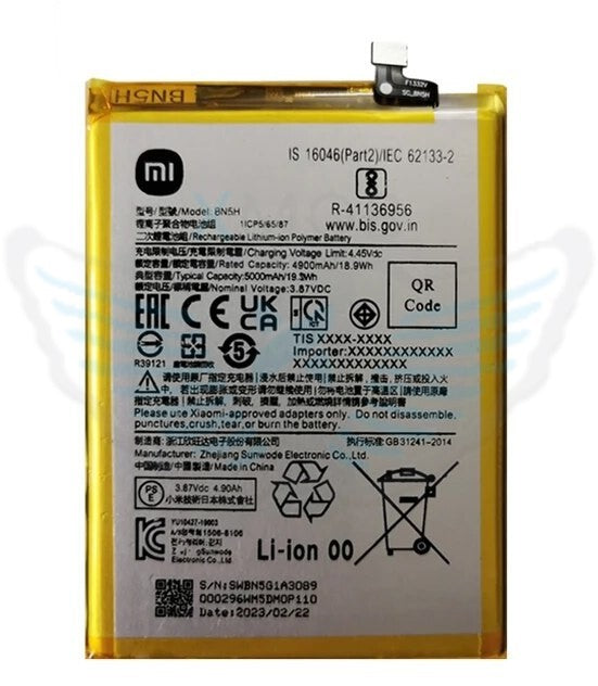 BATTERIA ORIGINALE BN5H XIAOMI POCO M5 / M4 5G