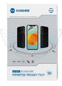 PELLICOLA IDROGEL SUNSHINE SS-057S PRIVACY MATTE HD (PACCO DA 50 PEZZI)