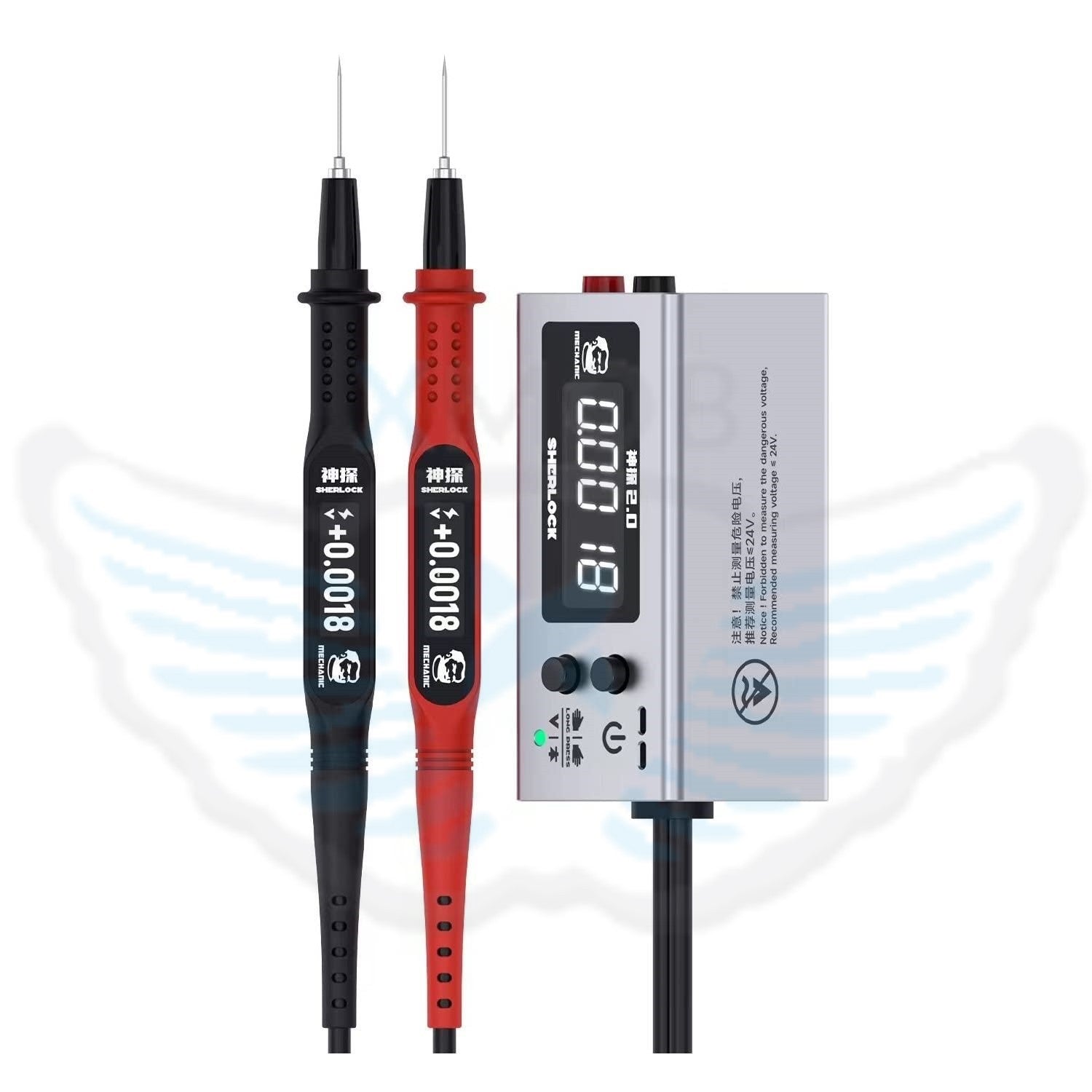 CAVI TEST + MULTIMETRO INTEGRATO MECHANIC SHERLOCK V2.0