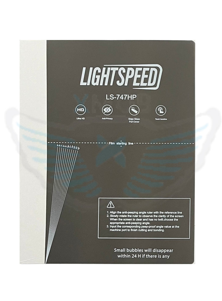 PELLICOLA IDROGEL LIGHTSPEED LS-747P PRIVACY LUCIDA (PACCO DA 50 PEZZI)