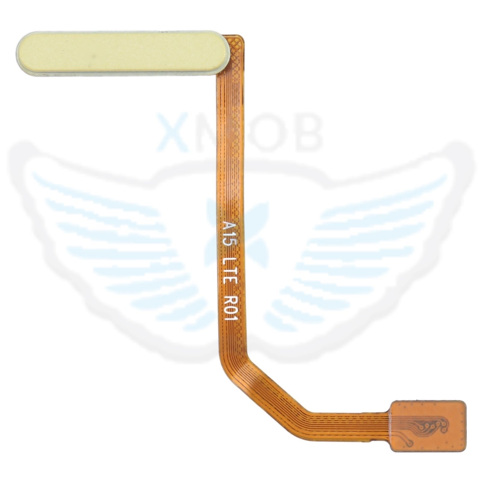 FLAT POWER SAMSUNG A155 A15 4G + LETTORE IMPRONTA GIALLO ORIGINALE GH96-16628C