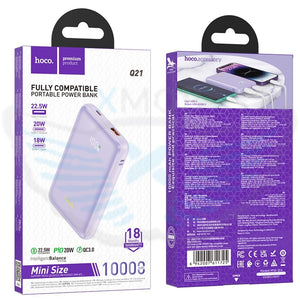 POWERBANK hoco. Q21 10000mAh PD22.5W+QC3.0 VIOLA