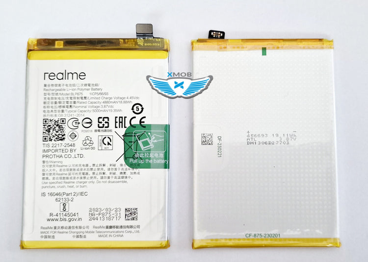 BATTERIA REALME C55 / NARZO 50 ORIGINALE BLP875 4180006