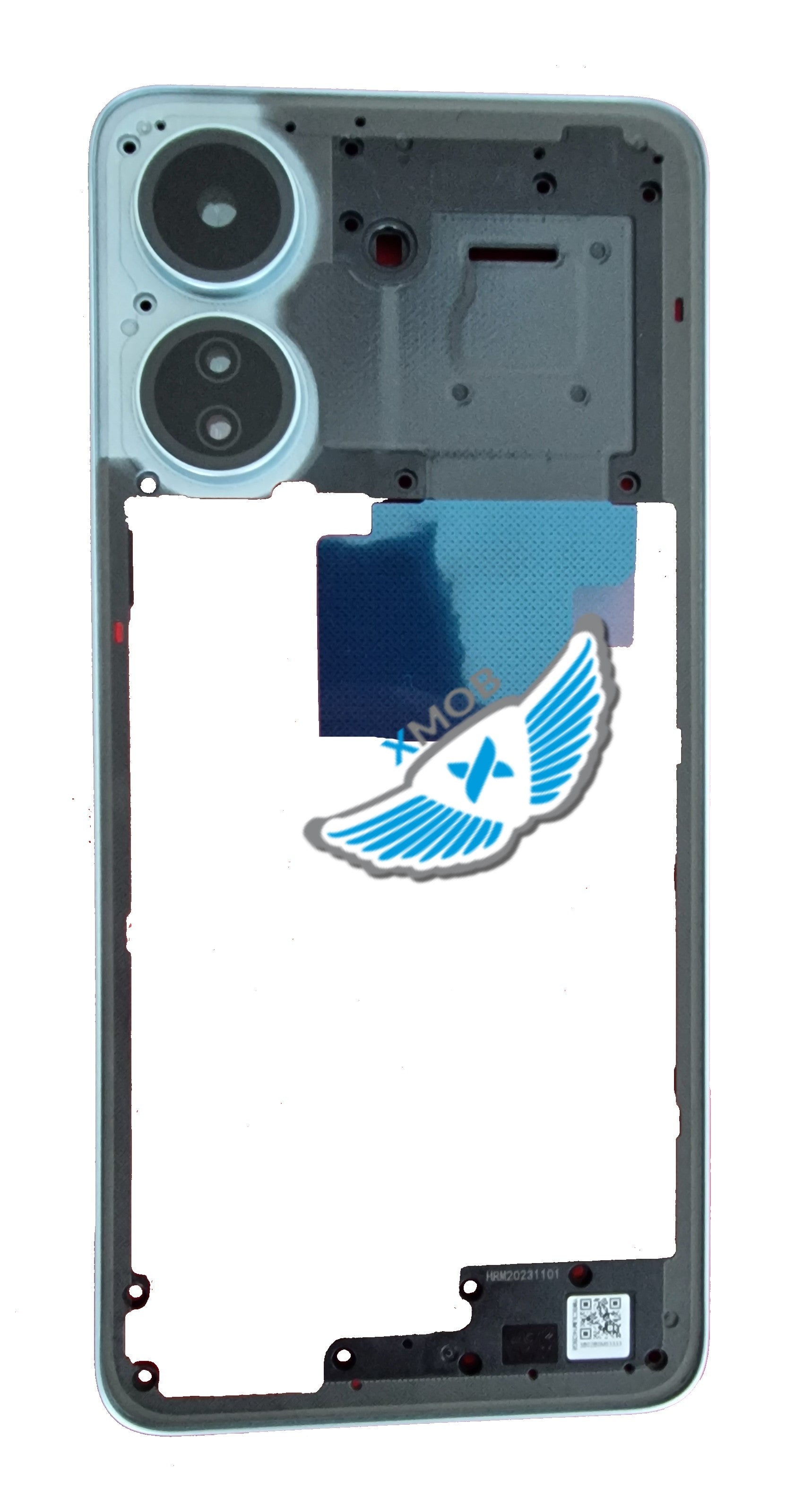 FRAME MIDDLE XIAOMI REDMI 13C / POCO 65 BLU ORIGINALE 560003C3UA00