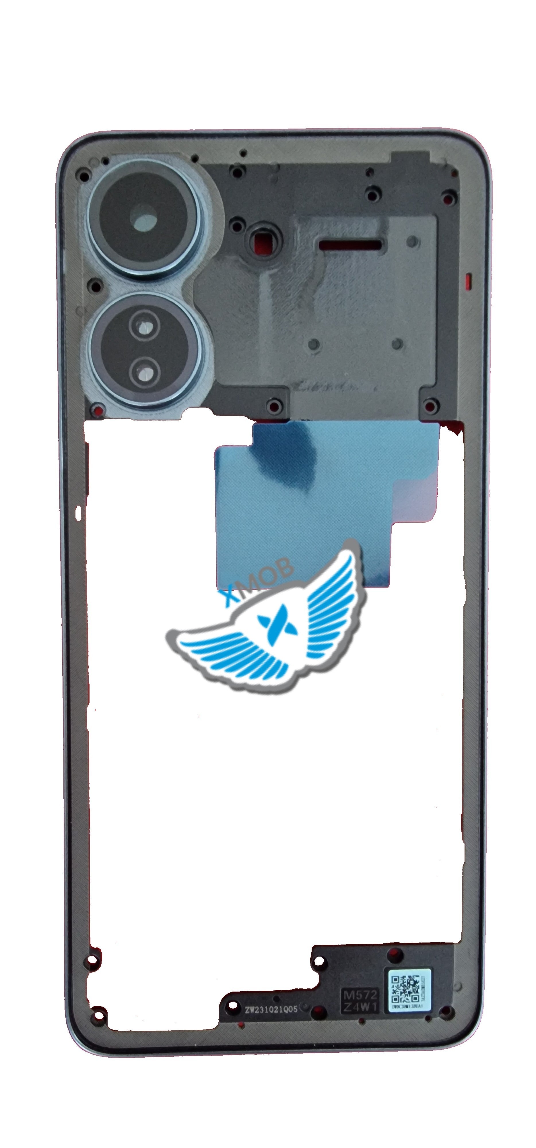 FRAME MIDDLE XIAOMI REDMI 13C / POCO 65 DUSTY BLU ORIGINALE 560006C3UA00