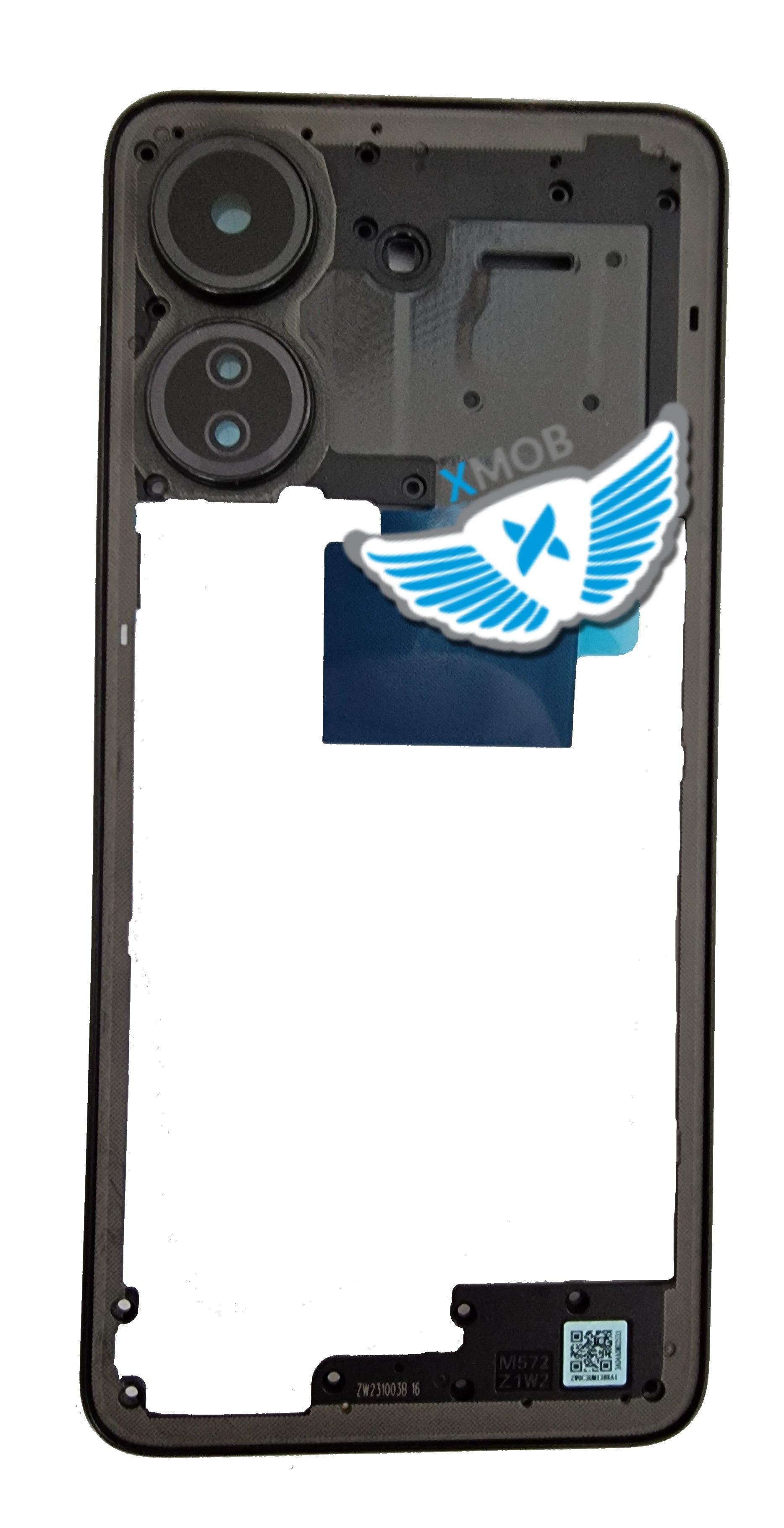 FRAME MIDDLE XIAOMI REDMI 13C / POCO 65 NERO ORIGINALE 560005C3UA00