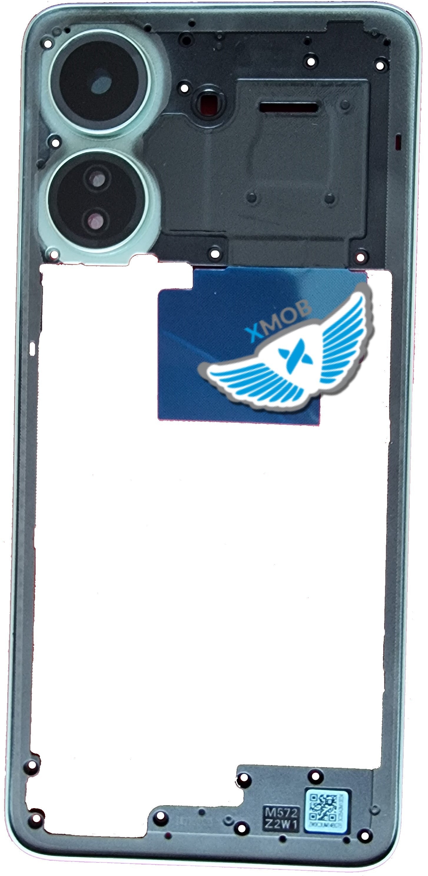 FRAME MIDDLE XIAOMI REDMI 13C / POCO 65 VERDE ORIGINALE 560004C3UA00