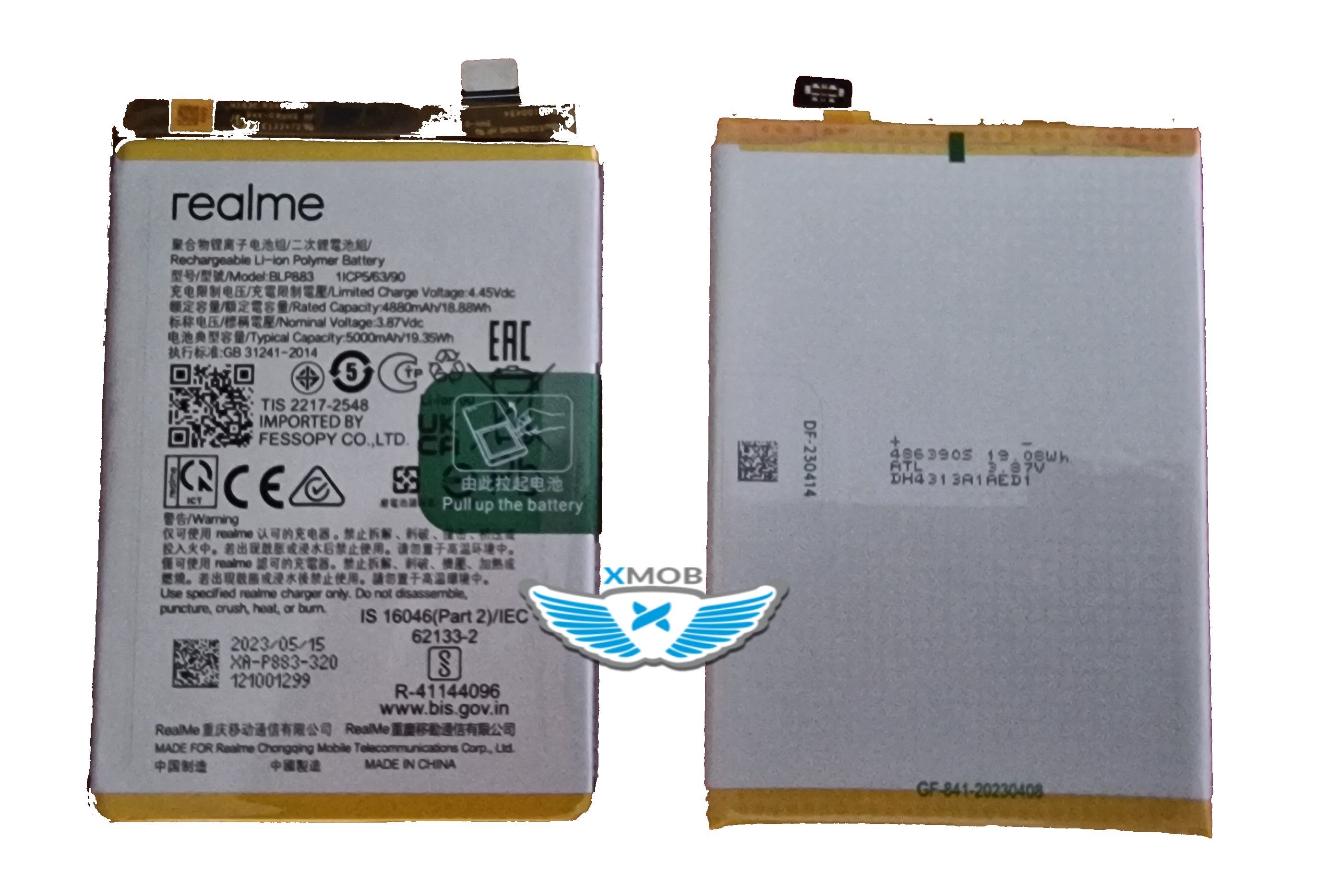 BATTERIA REALME 9 / 8 5G ORIGINALE BLP883 4909768