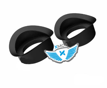 COPERTURA PROTETTIVA LENTE PER MICROSCOPIO TRINOCULARE IN SILICONE NERO ( COPPIA )