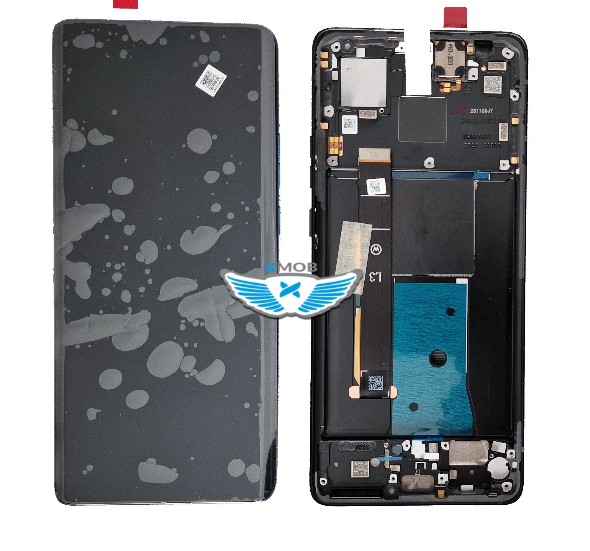 LCD MOTOROLA XT2303-2 EDGE 40 + FRAME NERO ORIGINALE 5D68C22670