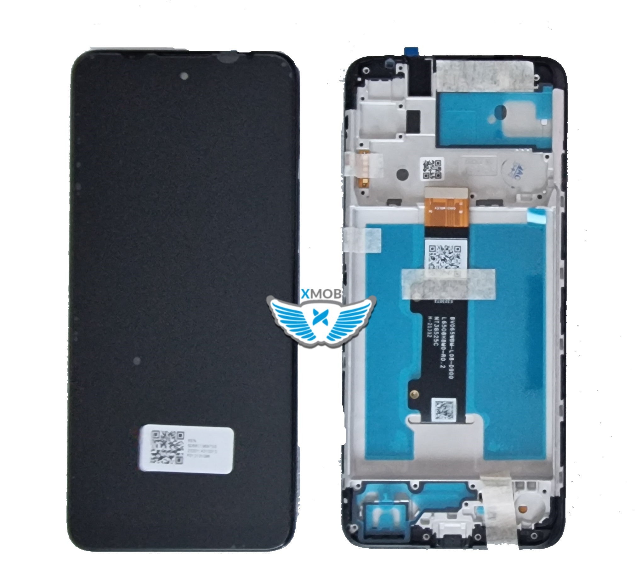 LCD MOTOROLA XT2158 MOTO E30 / XT2159 MOTO E40 + FRAME NERO ORIGINALE 5D68C19697