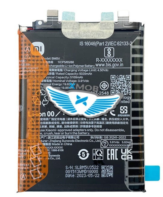 BATTERIA ORIGINALE BM5V XIAOMI NOTE 13 PRO 5G