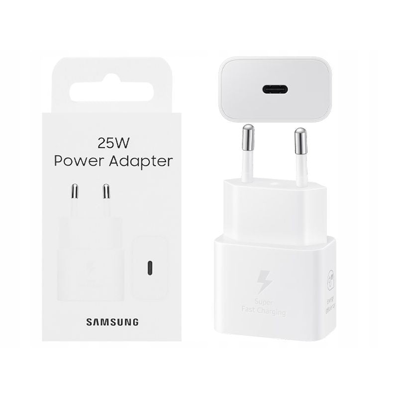 PRESA SAMSUNG EP-T2510NWEGEU 2 PIN SUPER FAST CHARGE 3A BIANCO (BLISTERATO)