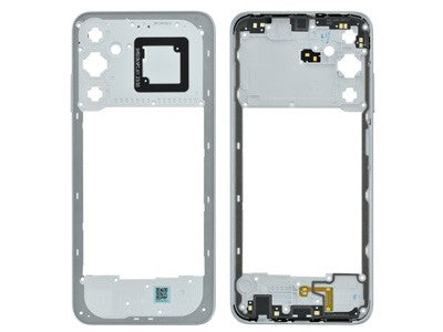 FRAME MIDDLE SAMSUNG A057 A05S SILVER ORIGINALE GH81-24412A