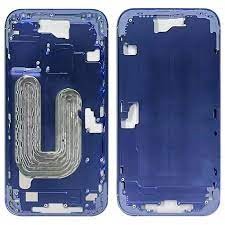 MIDDLE FRAME IPHONE 16 BLU SENZA COMPONENTI + CARRELLO SIM E TASTI ESTERNI