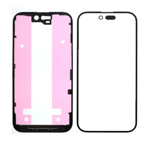 VETRO+OCA+FRAME IPHONE 15 PRO MAX NERO