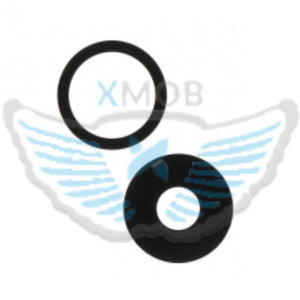 VETRO CAM POSTERIORE IPHONE 16 / 16 PLUS NERO SENZA CORNICE (2 PEZZI)