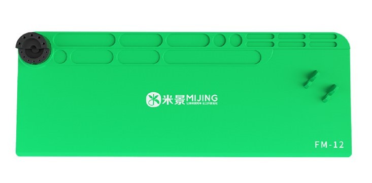 PIANO DA LAVORO MIJING FM-12 VERDE IN SILICONE 80CM X 30CM