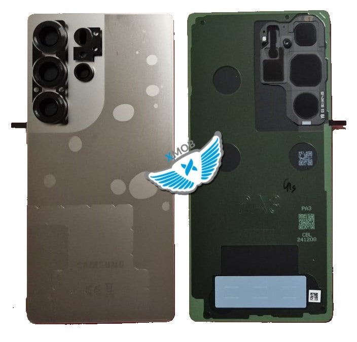 BACKCOVER SAMSUNG S938 S25 ULTRA TITANIUM GREY ORIGINALE GH82-36353A