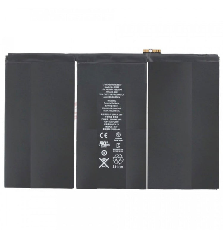 BATTERIA PER APPLE IPAD 3/4APN: 616-0604
