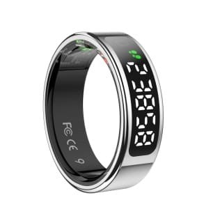 R11 SMART RING ( ANELLO SMART ) SILVER MISURA 12 ( diametro 21.6mm )