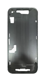 MIDDLE FRAME IPHONE 16e NERO SENZA COMPONENTI + CARRELLO SIM E TASTI ESTERNI