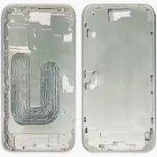 MIDDLE FRAME IPHONE 16 PLUS BIANCO SENZA COMPONENTI + CARRELLO SIM E TASTI ESTERNI