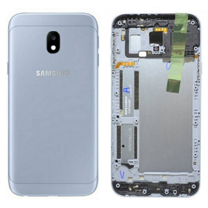 BACKCOVER SAMSUNG J330 J3 (2017) SILVER ORIGINALE GH82-14890B
