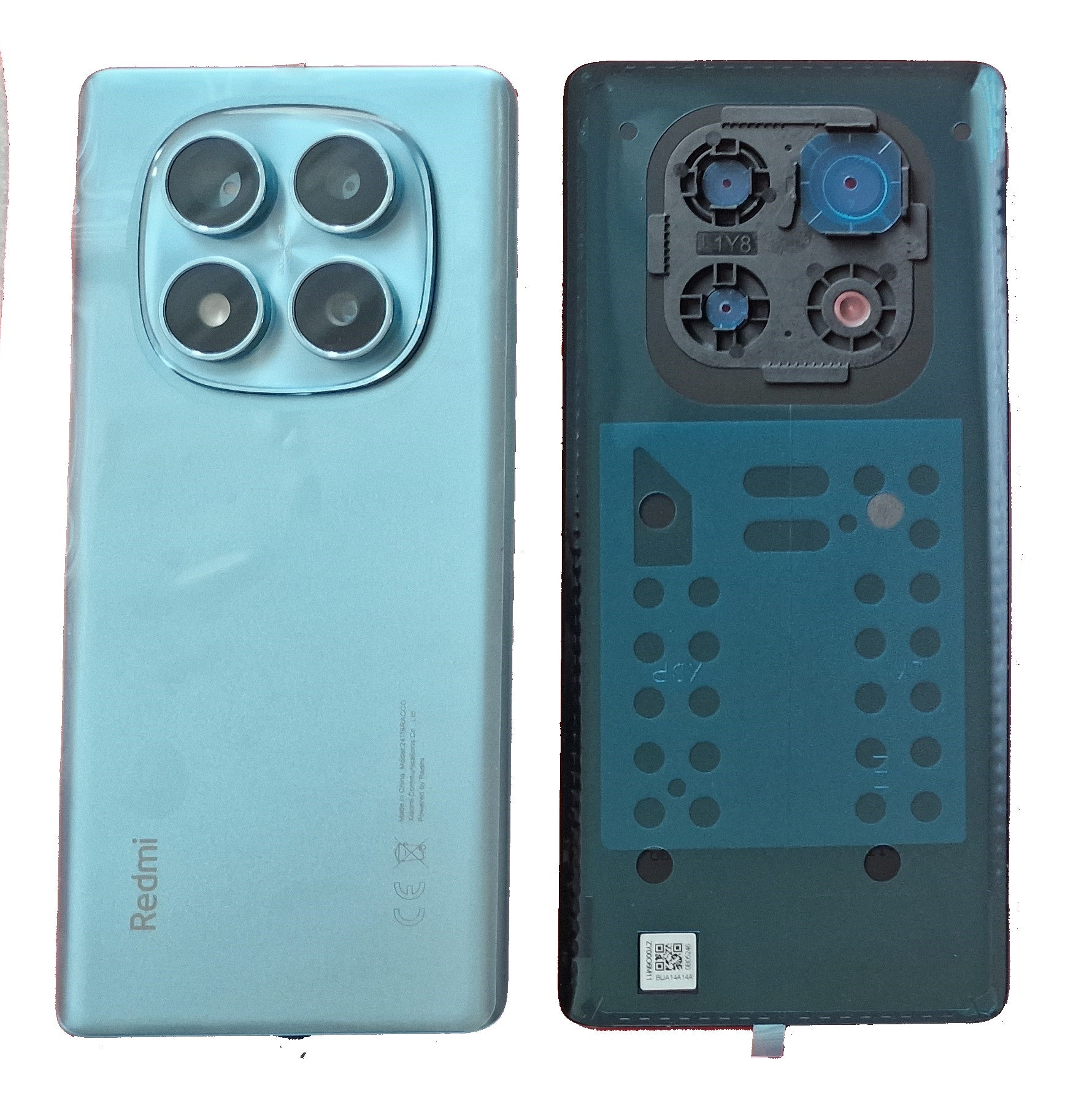 BACKCOVER XIAOMI REDMI NOTE 14 PRO BLU ORIGINALE 560006000O600