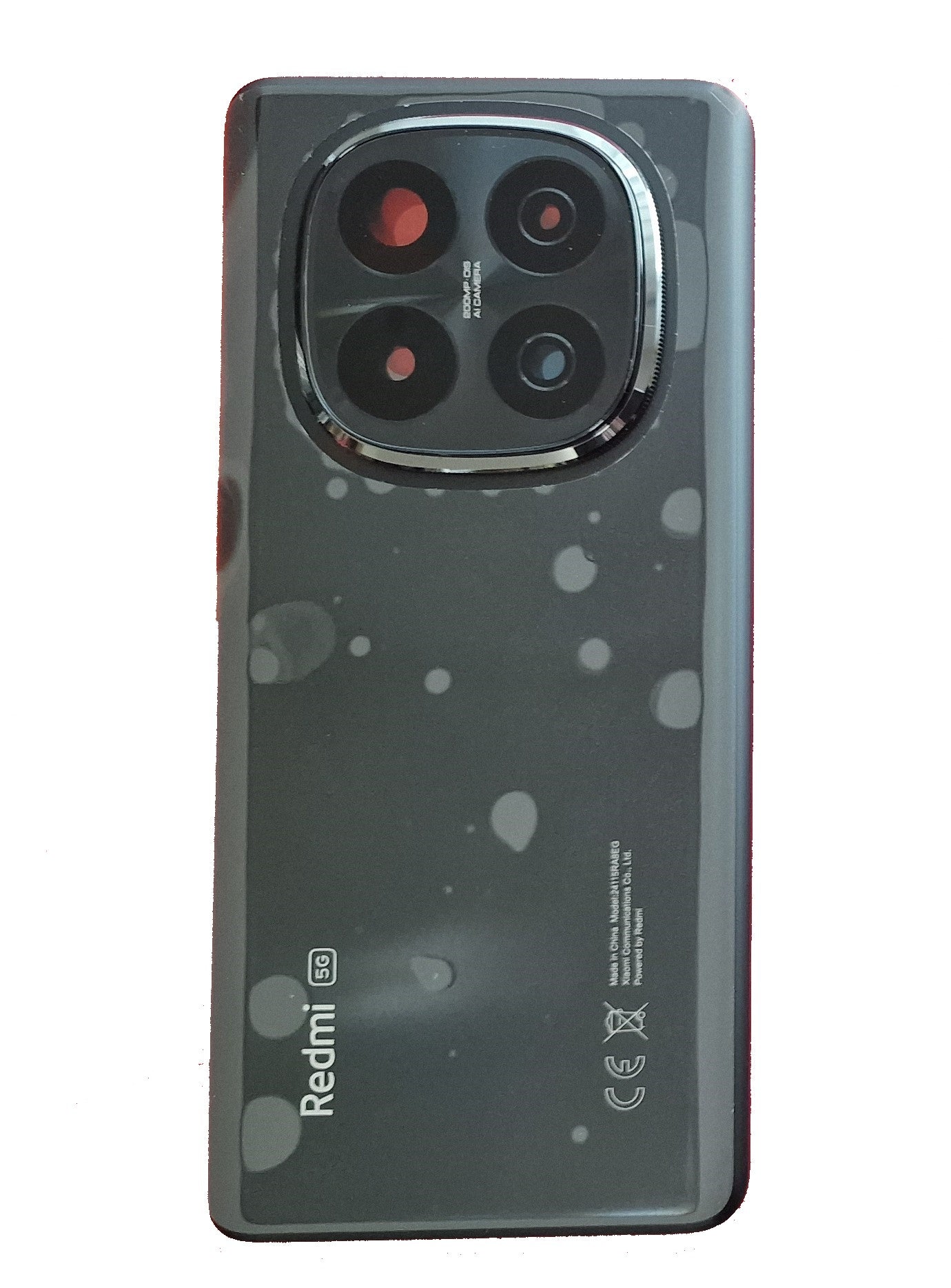 BACKCOVER XIAOMI REDMI NOTE 14 PRO+ 5G NERO ORIGINALE 5600240O16U00