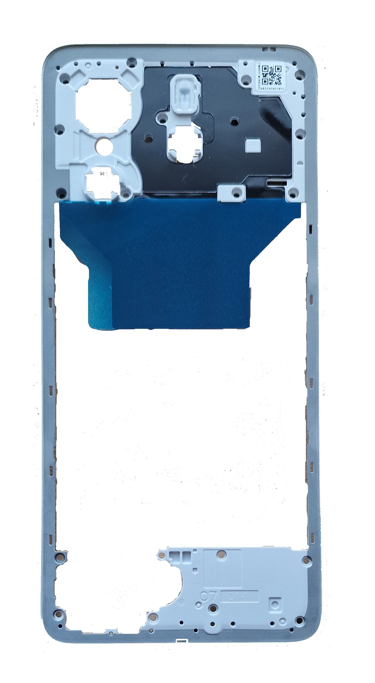 FRAME MIDDLE XIAOMI REDMI NOTE 14 PURPLE ORIGINALE 1610110001091C