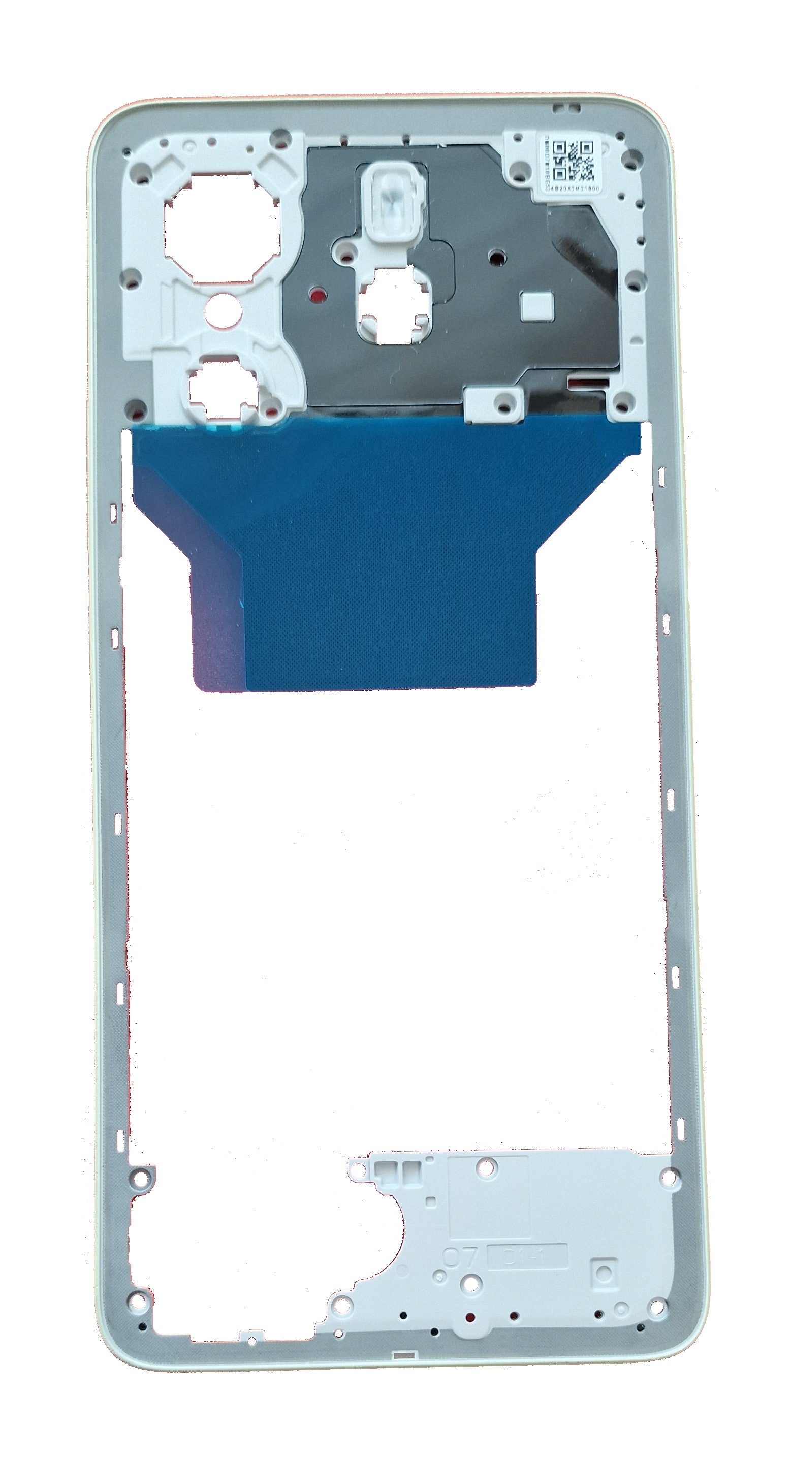 FRAME MIDDLE XIAOMI REDMI NOTE 14 VERDE ORIGINALE 1610110001090B