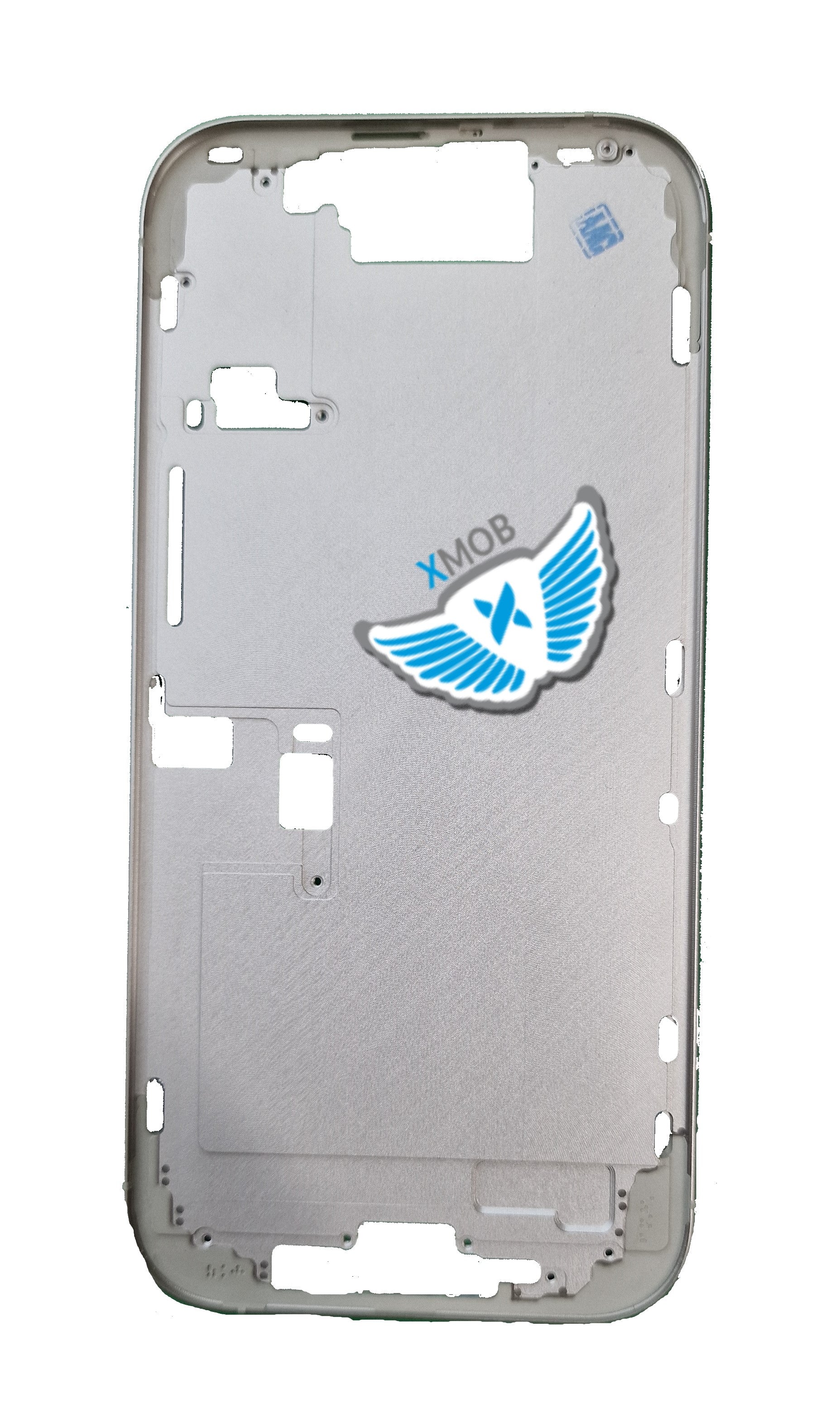 MIDDLE FRAME IPHONE 16 PRO BIANCO TITANIUM SENZA COMPONENTI + CARRELLO SIM E TASTI ESTERNI