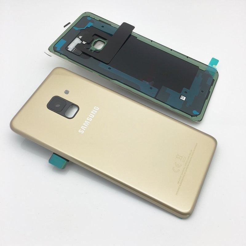 BACKCOVER SAMSUNG A530 A8(2018)  GOLD ORIGINALE GH82-15551C