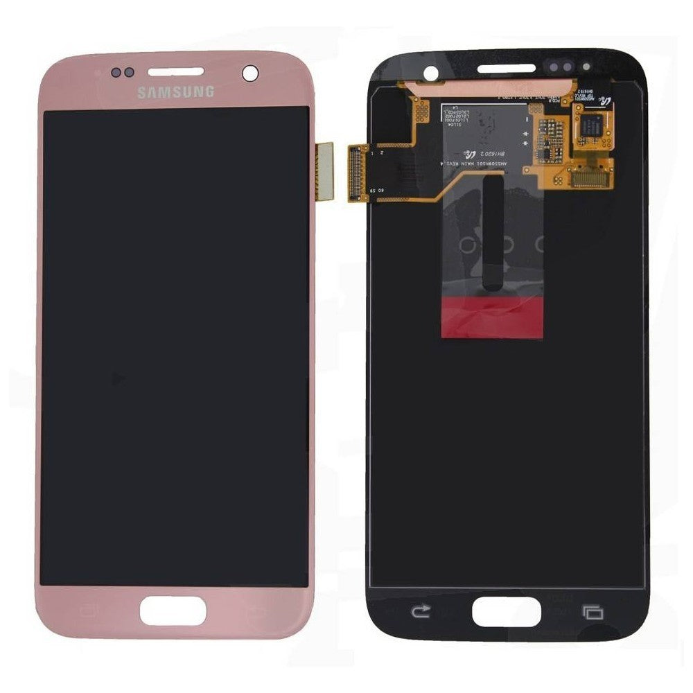 LCD SAMSUNG SM-G930 S7 ROSA GH97-18523E