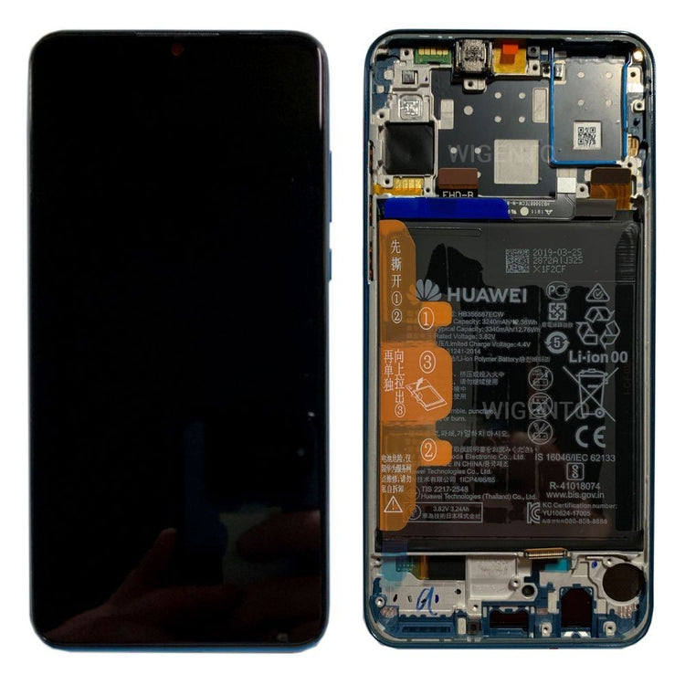 LCD ORIGINALE HUAWEI P30 LITE (MAR-LX1A) BLU 02352RQA