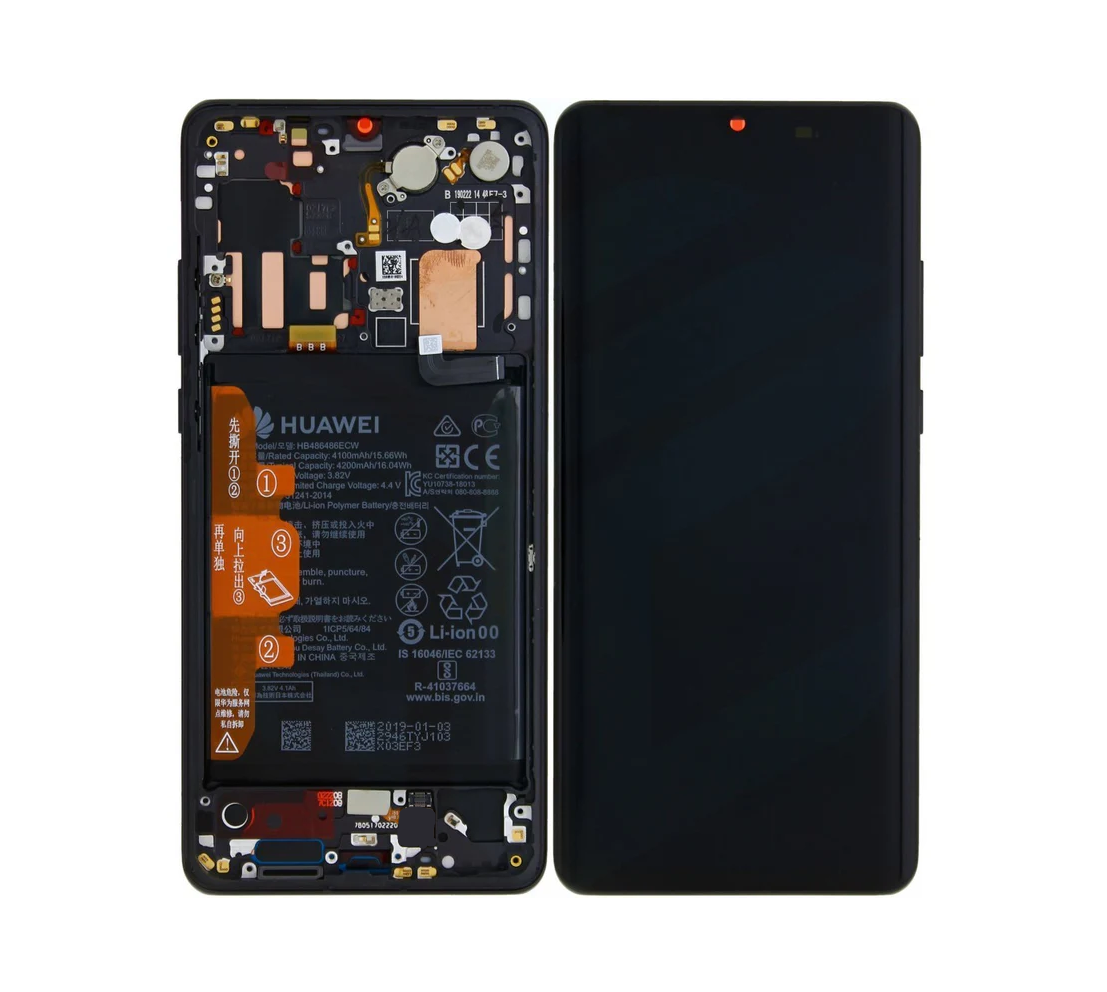 LCD ORIGINALE HUAWEI P30 PRO (VOG-L29) NERO 02352PBT
