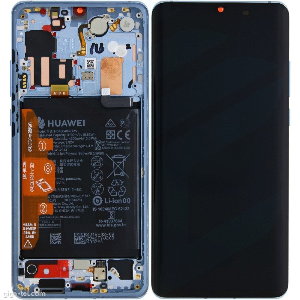 LCD ORIGINALE HUAWEI P30 PRO (VOG-L29) SILVER 02352PGH