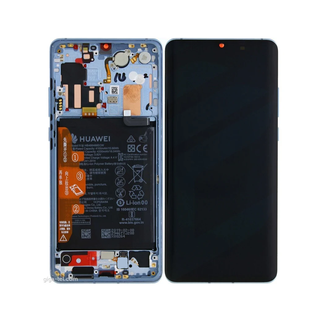 LCD ORIGINALE HUAWEI P30 PRO (VOG-L29) SILVER 02352PGH