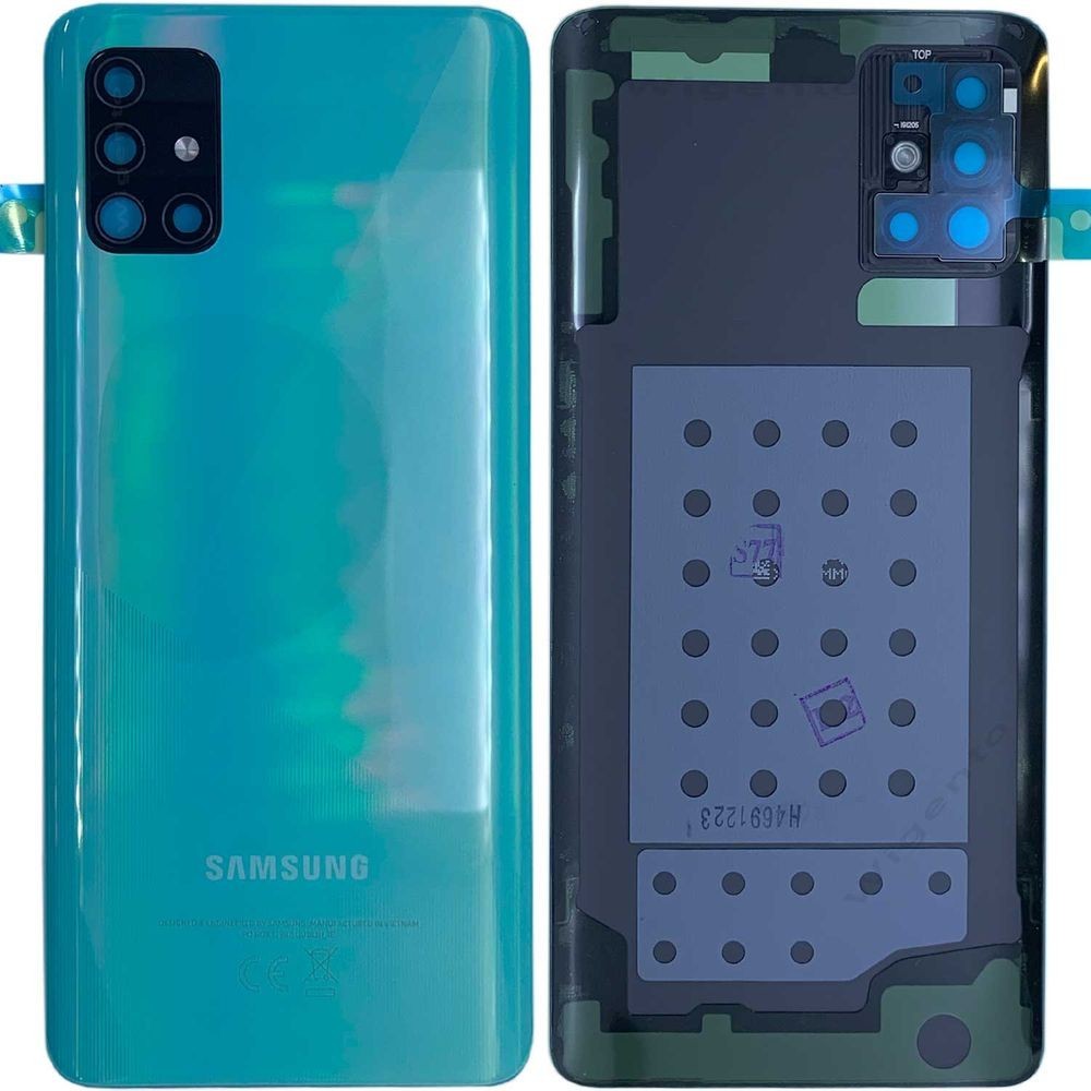 BACKCOVER SAMSUNG A515 A51 BLU ORIGINALE GH82-21653C