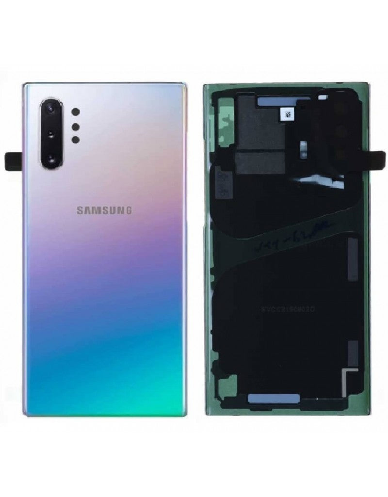 BACKCOVER SAMSUNG N975 NOTE 10 PLUS SILVER ORIGINALE GH82-20588C