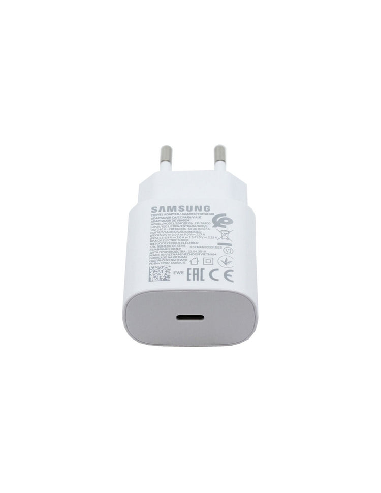 PRESA SAMSUNG EP-TA800EWE 2 PIN SUPER FAST CHARGE 3A (BULK)